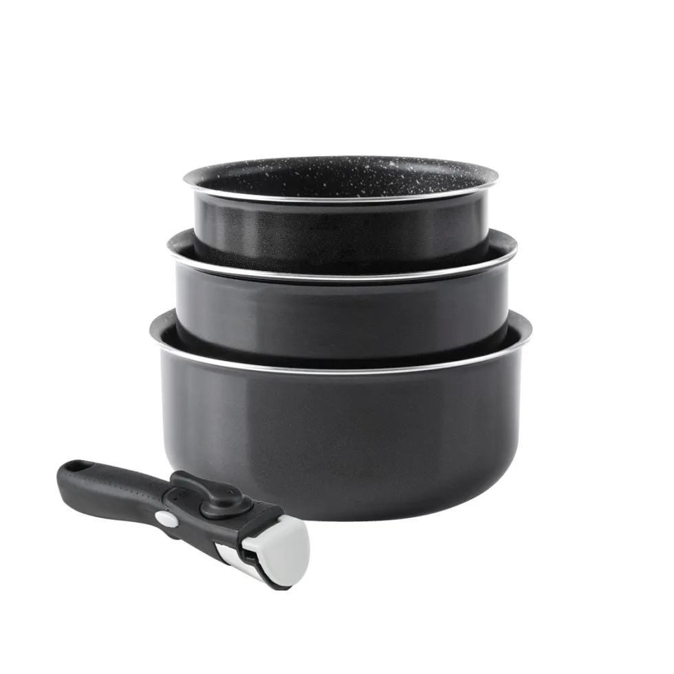batterie_de_cuisine__pice_0-9.webp Batterie de cuisine 4 pièces - aluminium noir - Ø 16/18/20 cm*Kalorik Hot