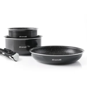 Batterie de cuisine 4 pièces - aluminium - Ø 16/20/24 cm*Brandt New