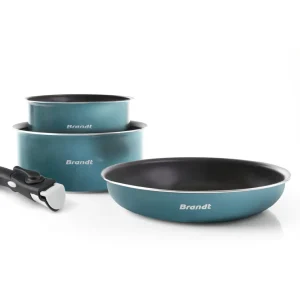 Batterie de cuisine 4 pièces - aluminium - Ø 16/20/24 cm*Brandt New