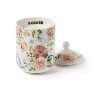 Bougie parfumée en pot de porcelaine Dutch flowers Blanc - Jasmin u0026 Ylang - 315 g*Rodier Clearance