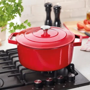 Cocotte en fonte ronde - 25 cm*Brandt Clearance
