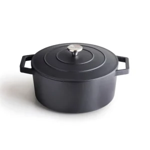 Cocotte ronde en fonte - noir*Sauter Online