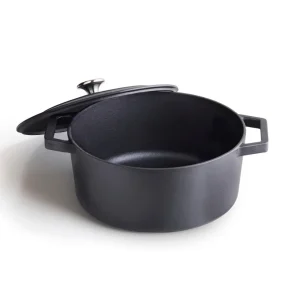 Cocotte ronde en fonte - noir*Sauter Online