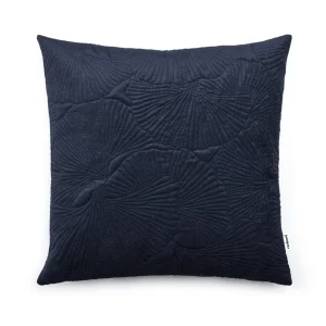 Coussin fleur embossé Bleu foncé*Cacharel Discount
