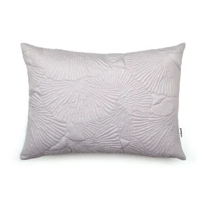 Coussin fleur embossé - Taupe*Cacharel Clearance