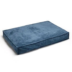 Coussin pour chien velours côtelé - Bleu*Cacharel Online