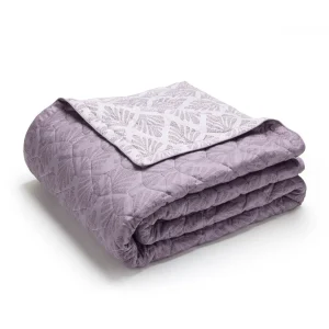 Couvre-lit XL - Vibrance végétale Violet foncé / Violet clair - 220 x 250 cm*Chevignon Hot
