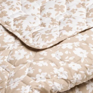 Couvre-lit XL ultra doux - dessin : Les Yeux de Suzanne Taupe - 220 x 250 cm*Ines by Ines de la Fressange Clearance