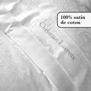 DRAP PLAT 2 personnes - Jacquard Arles Blanc*CXLbyChristianLacroix Best