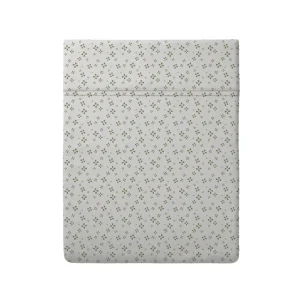 Drap plat bébé satin de coton - Mirabelle Blanc/vert*Ines by Ines de la Fressange Online