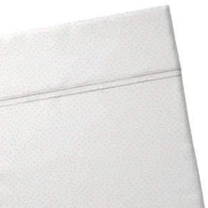 Drap plat bébé satin de coton - Petits Pois Blanc*Ines by Ines de la Fressange Fashion