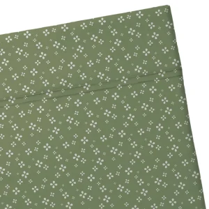 Drap plat bébé satin de coton - Mirabelle Vert*Ines by Ines de la Fressange Discount