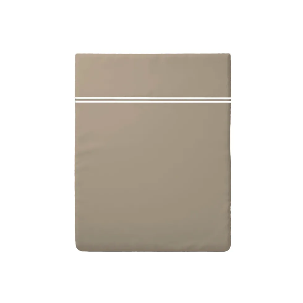 drap_plat_satin_de_coton__0-25.webp Drap plat satin de coton - Saint-Tropez Blanc / Taupe*Chevignon Hot
