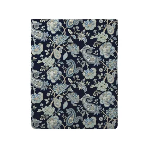 Drap plat satin de coton - Kashmir Blue foncé*Maison Héritage Sale