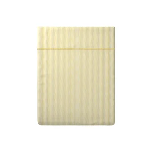 Drap plat satin de coton - Rayures peintes Jaune*Cacharel Outlet