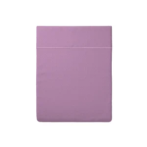 Drap plat satin de coton - Marie fleurs Violet*Cacharel Sale