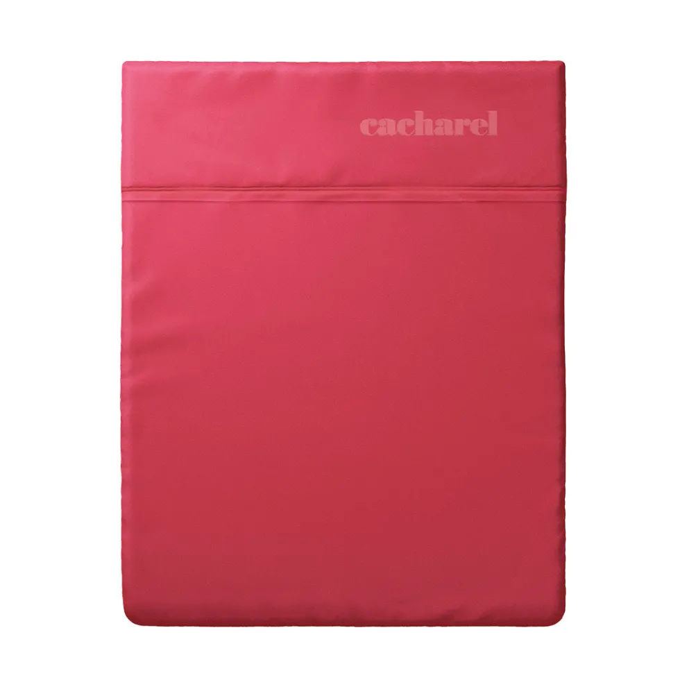 drap_plat_satin_de_coton__0-77.webp Drap plat satin de coton Uni Rouge*Cacharel Sale