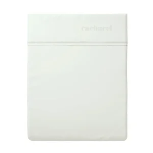 Drap plat satin de coton - Uni Vert Thym*Cacharel Best