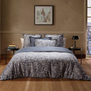 Drap plat satin de coton - Paisley Gris / Taupe*Chevignon Hot