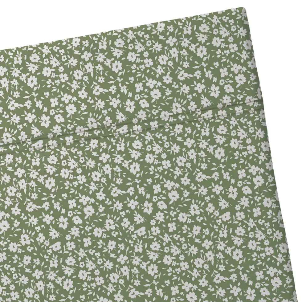 drap_plat_satin_de_coton__1-95.webp Drap plat satin de coton - Les Yeux de Suzanne Vert*Ines by Ines de la Fressange Fashion