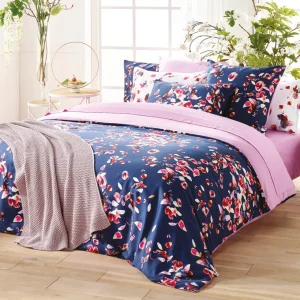 Drap plat satin de coton - Aurore Rose*Cacharel New