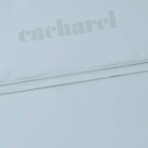 Drap plat satin de coton - Uni Bleu Sarcelle*Cacharel Discount