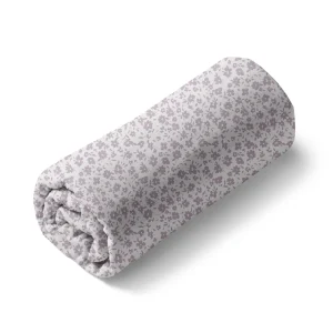 Drap-housse bébé satin de coton - Les Yeux de Suzanne Blanc/lavande*Ines by Ines de la Fressange Online