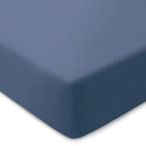Drap-housse coton lavé - Bleu foncé*Chevignon Best