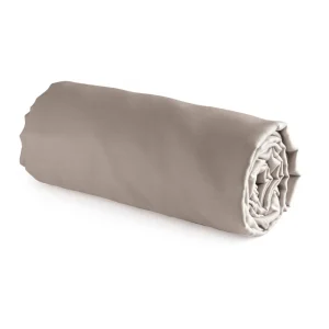 Drap-housse coton percale - Taupe*Chevignon Best