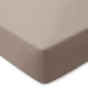 Drap-housse coton percale - Taupe*Chevignon Best