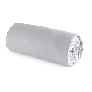 Drap-housse flanelle - Gris clair*Chevignon Discount
