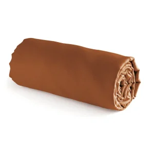 Drap-housse satin de coton - Brun*Chevignon New