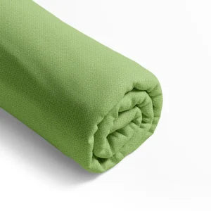 Drap-housse satin de coton - Marie fleurs Vert*Cacharel New