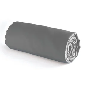 Drap-housse satin de coton - Uni Gris clair*Chevignon Hot