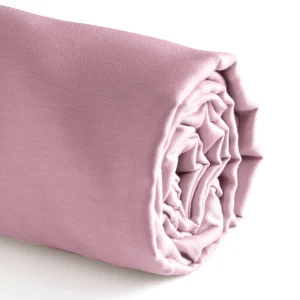 Drap-housse satin de coton - Uni Rose*Rodier New