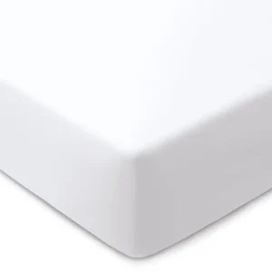 Drap-housse satin de coton - Uni Blanc*Chevignon New