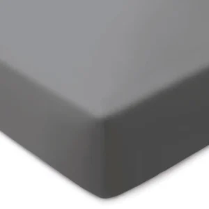 Drap-housse satin de coton - Uni Gris clair*Chevignon Hot