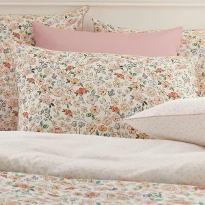 Drap-housse satin de coton - Points Polka Blanc*Cacharel Hot