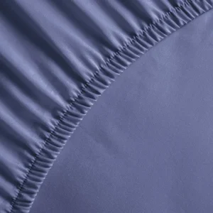 Drap-housse satin de coton - Uni Bleu*Ines by Ines de la Fressange Hot