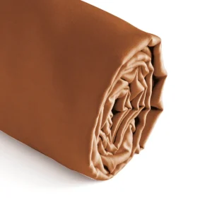 Drap-housse satin de coton - Brun*Rodier New