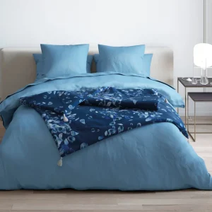 édredon avec glands Aurore Bleu - 140 x 200 cm*Cacharel Online