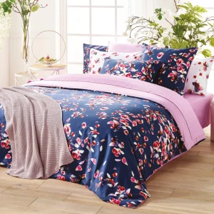 édredon fouré de plumes - Aurore Rose*Cacharel Discount