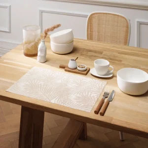 Ensemble de 2 sets de table - Tropic Taupe*Maison Héritage Sale
