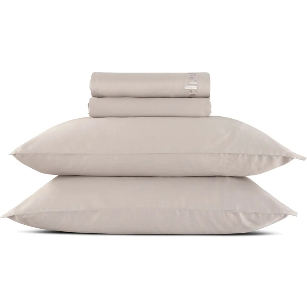ensemble_de_draps__drapho_0-29.webp Ensemble de draps : drap-housse, drap plat, taie(s) d'oreiller en satin de coton - Uni Taupe*Cacharel New