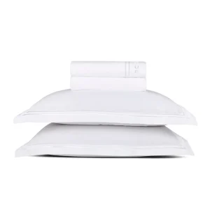 Ensemble de draps satin de coton - Nice Blanc / Blanc*Rodier Hot