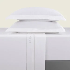 Ensemble de draps satin de coton - Nice Blanc / Blanc*Rodier Hot