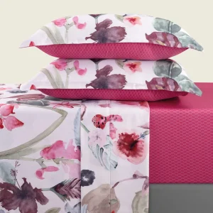 Ensemble de draps satin de coton - Exotique Framboise*CXLbyChristianLacroix Best