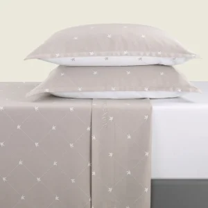 Ensemble de draps satin de coton - Canards Taupe*Chevignon Fashion