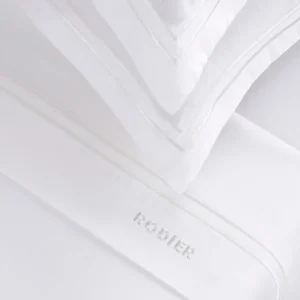 Ensemble de draps satin de coton - Nice Blanc / Blanc*Rodier Hot