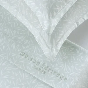 Ensemble de draps satin de coton - Olea europaea Vert*Maison Héritage Sale